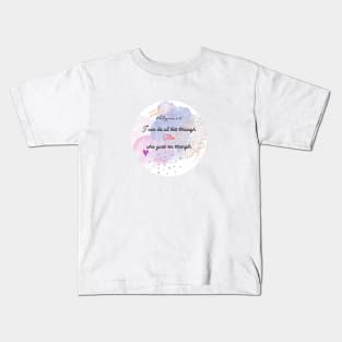 Bible verse - Christian gift Kids T-Shirt